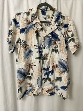 Men's High Surf - Short Sleeve Tropical Button-Down Shirt